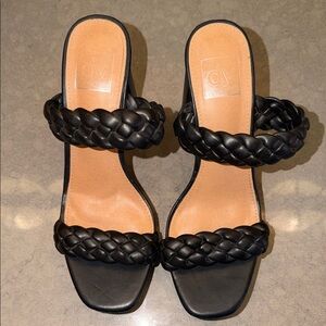 DV Dolce Vita Pystol Black Platform Heels Size 7.5